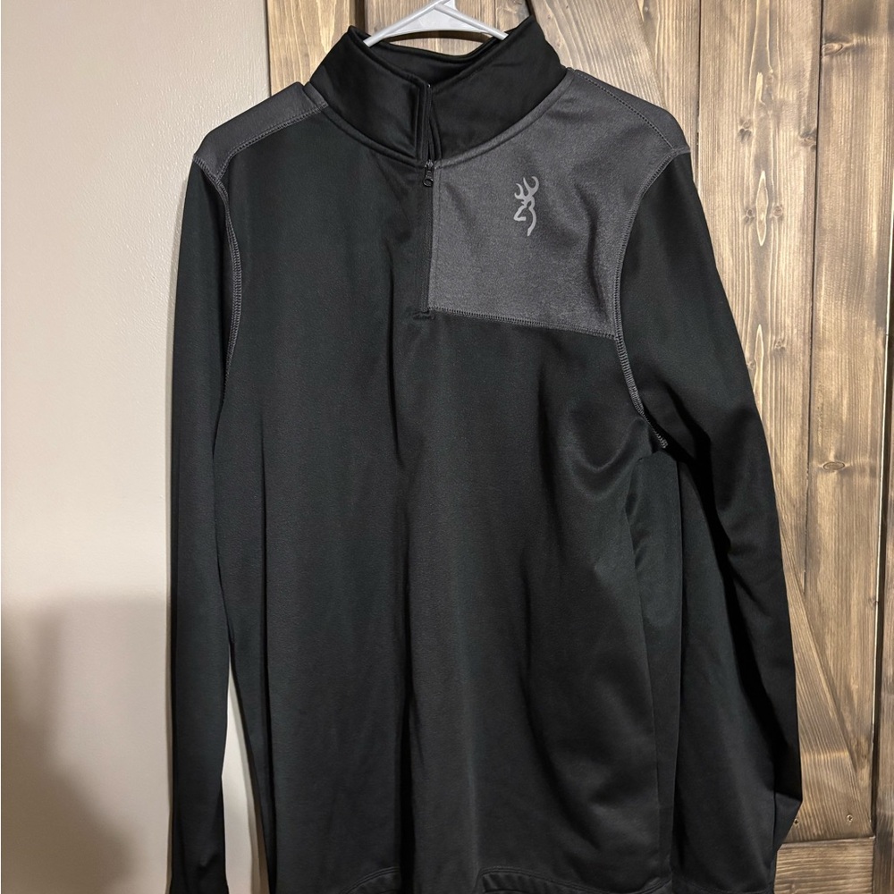 Browning Gray Fleece Pullover